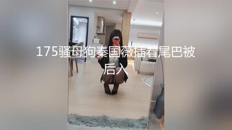 175骚母狗秦国薇插着尾巴被后入