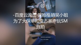 -百度云流出 保险推销吴小姐为了大保单和变态客户玩SM自拍