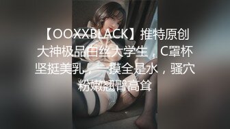 【OOXXBLACK】推特原创大神极品白丝大学生，C罩杯坚挺美乳，一摸全是水，骚穴粉嫩翘臀高耸