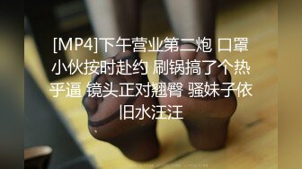 [MP4]下午营业第二炮 口罩小伙按时赴约 刷锅搞了个热乎逼 镜头正对翘臀 骚妹子依旧水汪汪