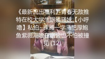 《最新流出福利》青春无敌推特在校大学生眼镜骚妹【小呼噜】私拍~裸舞一字马肥厚鲍鱼紫薇潮喷在宿舍也不怕被撞见 (12)