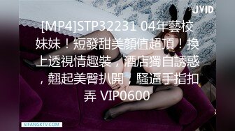 [MP4]STP32231 04年藝校妹妹！短發甜美顏值超頂！換上透視情趣裝，酒店獨自誘惑，翹起美臀扒開，騷逼手指扣弄 VIP0600