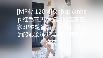 [MP4/ 120M]&nbsp;&nbsp;红色喜庆 大奶少妇淫妻在家3P被轮番输出 大屁屁被怼的股浪滚滚 肥美鲍鱼看着挺清爽